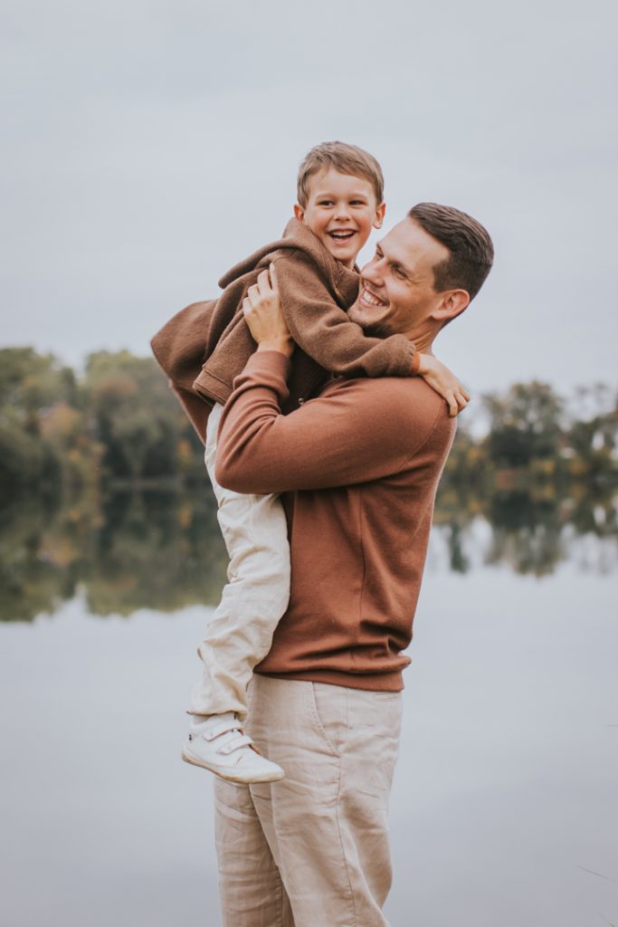 natürliche papa und kind aufnahmen