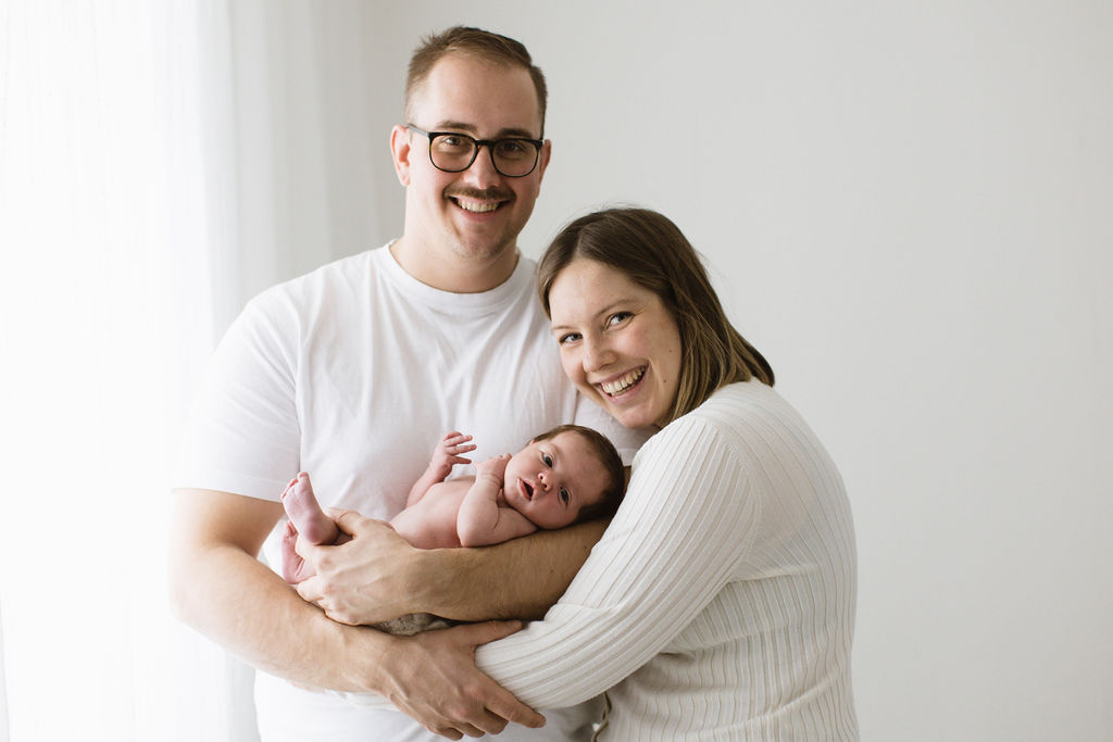familienportrait alle glücklich