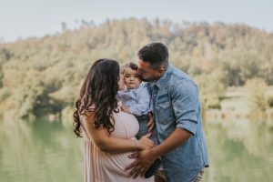 Babybauchbilder am see